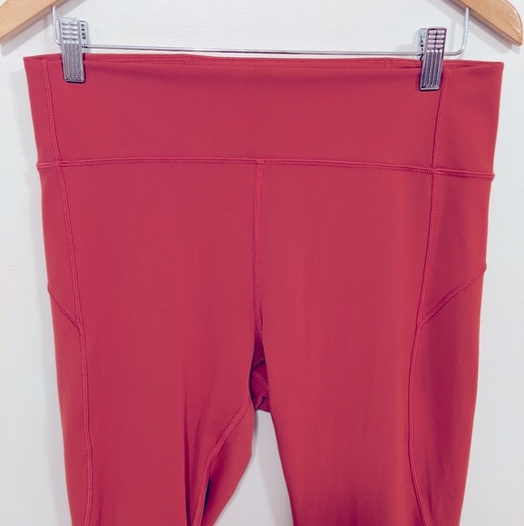 Lululemon In Movement Crop *Everlux 19" Vintage Rose 12 - Picture 10 of 16